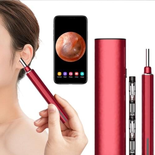 5.5mm Wireless WiFi Visual Inspection Otoscope Android IOS Phone Universal Ear Wax Clean HD Luminous Ear Pick