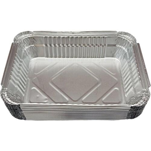 5/10/20PCS Large BBQ Aluminum Foil Trays Containers for Cooking, Roasting Baking