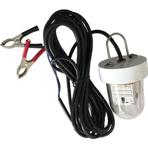 60W White Green Blue Yellow 12V Underwater Green LED Fishing Fish Light Snook Light Night Fishing Decorative Dock Light