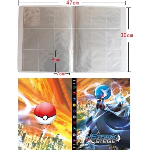 Pokemon Game Cards Album Book 432Pcs Anime Card Collectors Holder Loaded List Capacity Binder Folder Pokemons Toys for gifts Kid