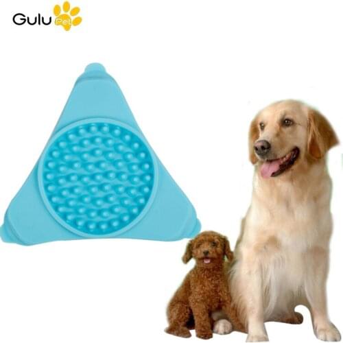 Pet Bathing Fixed Suction Cup Bowl Slow Feeder Pet Dog Bowl Food Plate Training Sucker Lick Stick Basin Pet bath Artifact