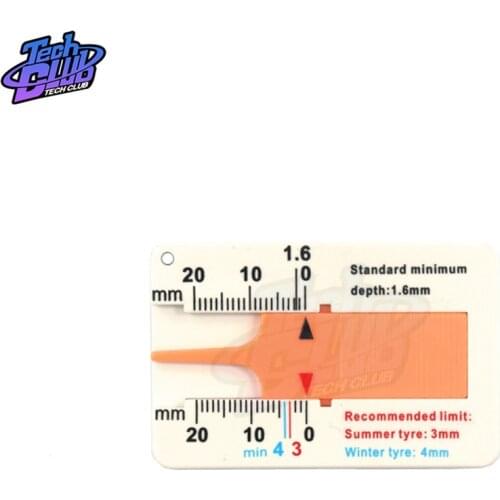 0-20mm Indicator Metalworking Auto Car Tyre Read Depthometer Depth Gauge Page Motorcycle Measrement Tools