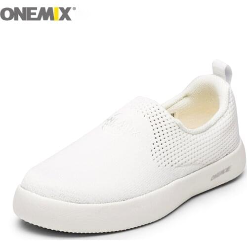 Onemix Sports Shoes Men Breathable Summer Sneakers Big Size Running Sneakers for Man Low Top Sport Shoe Flat кроссовки мужские