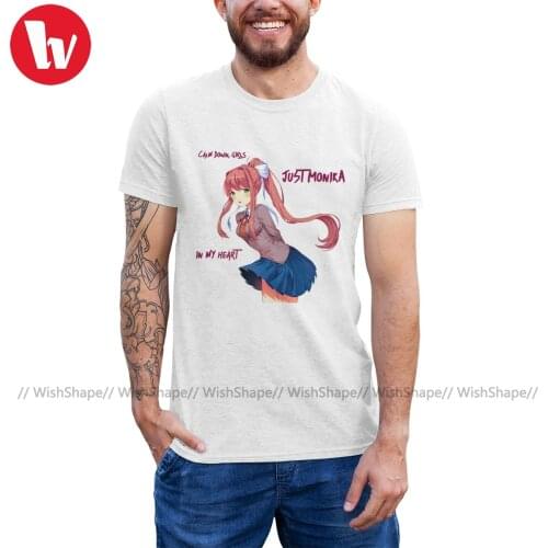 Monika T Shirt Just Monika In My Heart T-Shirt 4xl Print Tee Shirt Men Awesome Summer 100 Cotton Tshirt