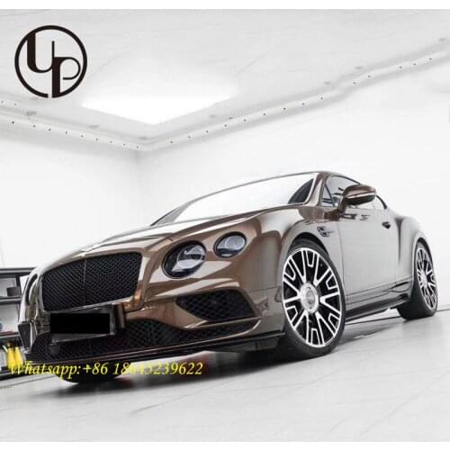 Dry carbon parts body kit for Continental GT V8 M style 2016-2019y carbon fiber front lip rear diffuser side skirts