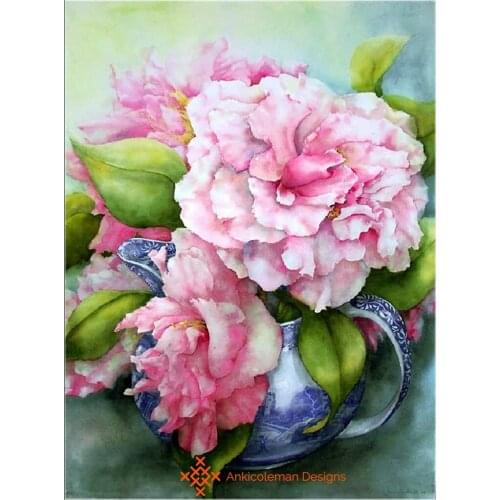 Embroidery Counted Cross Stitch Kits Needlework - Crafts 14 ct DMC DIY Arts Handmade Decor - Flower Cup