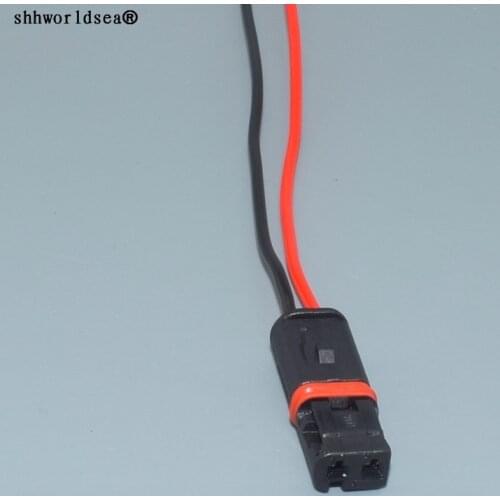 Shhworldsea 1.2mm Connector cable Terminal plug connectors jacket auto Plug socket 2 pin female Connector S1000R for bmw