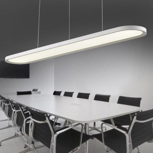Modern White Pendant Light For Office Meeting Room Study Room led High brightness Creative Lamp HOME Restaurant