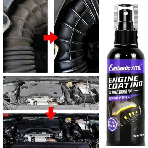 120ML Car Engine Cleaner Agent Engine Compartment Remove Heavy Oil Cleaning Car Polish Ceramic Coating
