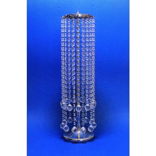 Wedding Acrylic Crystal table Centerpiece Banquet Centerpiece wedding stand 22" Tall Wedding Chandelier, Wedding Decoration