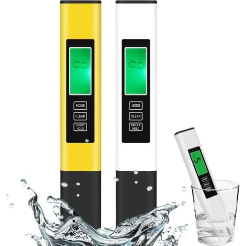 TDS Meter, 2 Pack Digital Water Tester, Water Quality Tester, Temperature & EC Meter 4 in 1, 0-9999ppm, ppm Meter for Drinking