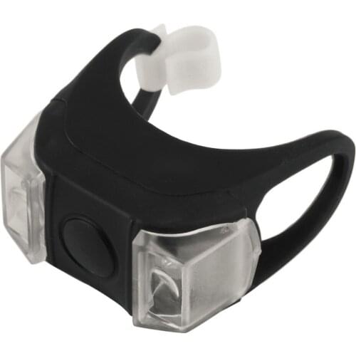 Bike Bicycle Cycling Silicone Head Front Rear Tail Taillight Lamp Safety Flash Flashlight Light LED drop shipping