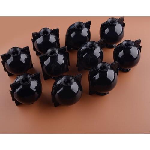 10Pcs Black Plastic Plant Rooting Grow Grafting Controller Pressure Propagation Devices Balls Boxes