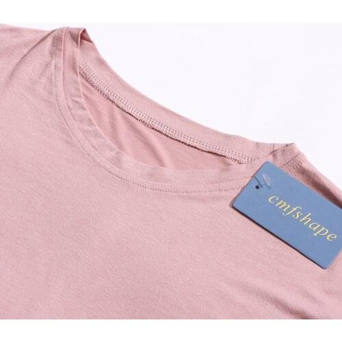 2021 Cmfshape New Pattern Fashion Womens Yoga Clothes Large Lovely Casual Home Clothes Short Sleeves