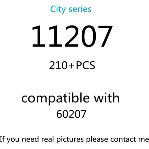 210PCS 11207 Building Block Toy City Series 60207 Assembled Building Block Childrens Toy Gifts