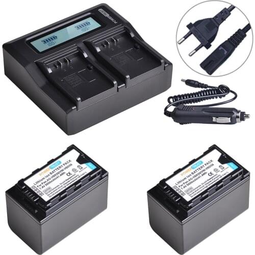 VW-VBD58 AG-VBR59 5600mAh Battery and Charger for Panasonic VWVBD58 VWVBD29 VW-VBD78 AG-DVX200PJ AG-3DA1 AG-AC8 AC8EJ AG-AC8PJ