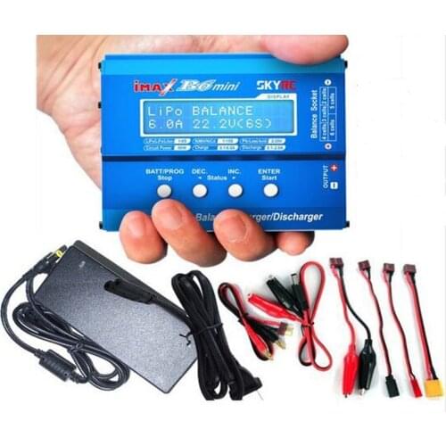 Free Shipping Original Skyrc Imax B6 Mini 60W Professional Balance Charger Discharger Lipo Charger With AC POWER 12v 5A Adapter