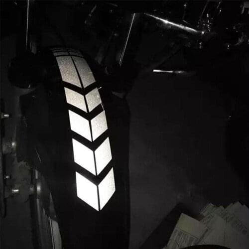 Safety Warning Striped Reflective Stickers Conspicuity For Car Trailer Reflective Motorcycle Arrow Tape RV H7M2