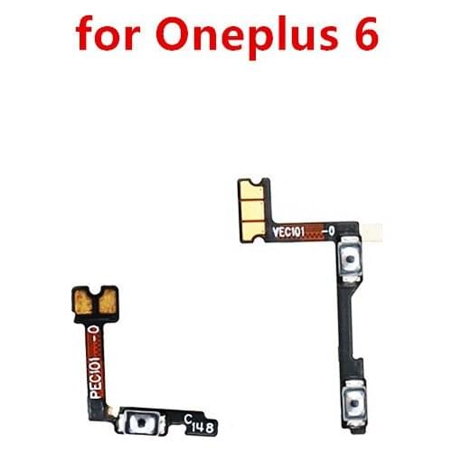 For oneplus 6 Power Volume Side Key Button Flex Cable ON OFF Switch Flex Cable Replacement Repair Parts