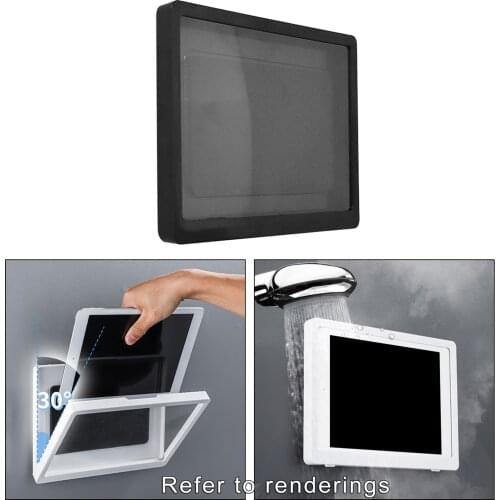 Shower Phone Holder Waterproof Anti Fog Mirror/Wall Mount Bathtub Shower Universal Shower Accessories Phone Case Mount