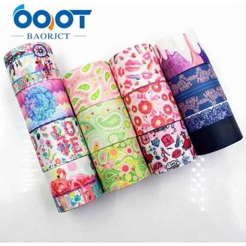 1712275,38MM 10yards cartoon Printed grosgrain ribbon, DIY handmadeHair accessories Material wedding gift wrap,Party decoration