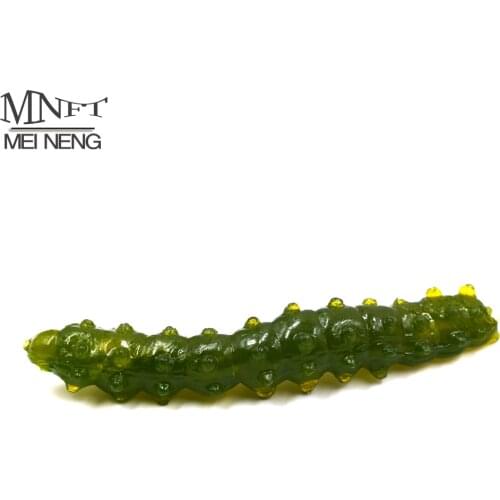 MNFT 12pcs 75mm 4g Larva Soft Lures Environmental TPR Bait Fishing Lure Carp Fishing Bait Artificial Multiple Colour Soft Worm