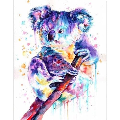 Watercolor Koala,Diamond Embroidery,Animal,5D,Diamond Painting,DIY,painting Rhinestone,Mosaic,Cross Stitch,Home Decor FF2374