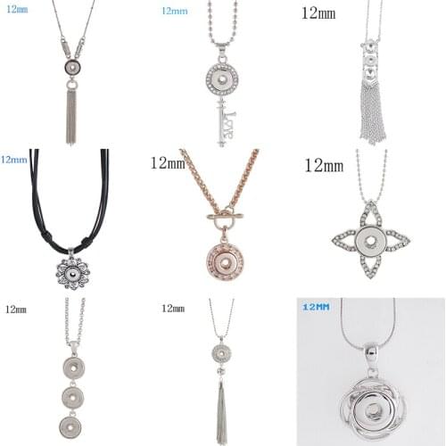 12mm Snap Button Necklace DIY Jewelry KD3212