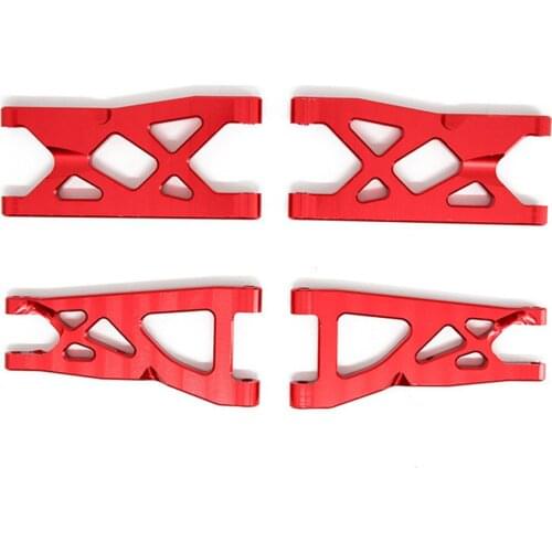 Front Rear Universal Swing Arms Red/Blue Mount Kit for 1/10 Arrma Senton Big Rock Vortex Cranite Typhoon
