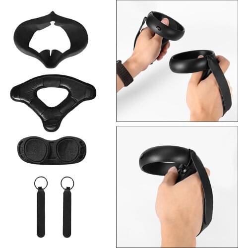 Practical Head Strap Sweatproof Face Pad Set Mat for Quest VR Glasses