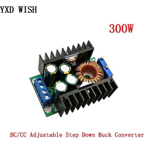 DC/CC Adjustable 0.2- 9A 300W DC-DC Step Down Buck Converter 5-40V to 1.2-35V Power Supply Module LED Driver For Arduino XL4016