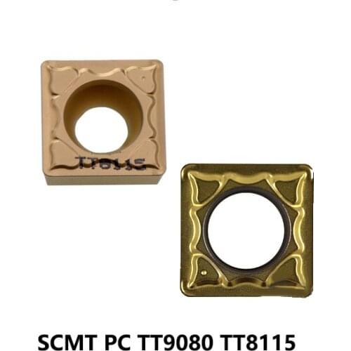 TaeguTec SCMT09T304PC TT9080 SCMT09T308PC TT9080 Carbide Inserts use for stainless steel material SCMT09T304-PC SCMT09T308-PC