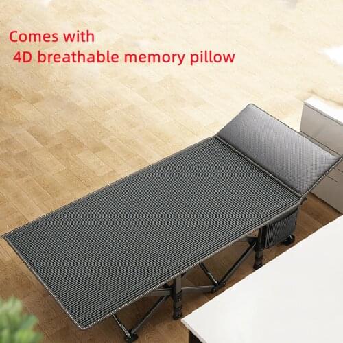 Folding Single Person Recliner Office Lunch Break Artifact Nap Home Simple Portable Marching Escort Bed