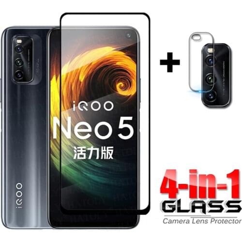 For Glass Vivo iQOO Neo5 Lite Full Cover Tempered Glass iQOO Neo 5 Lite HD Phone Screen Protector iQOO Neo 5 Lite Camera Glass