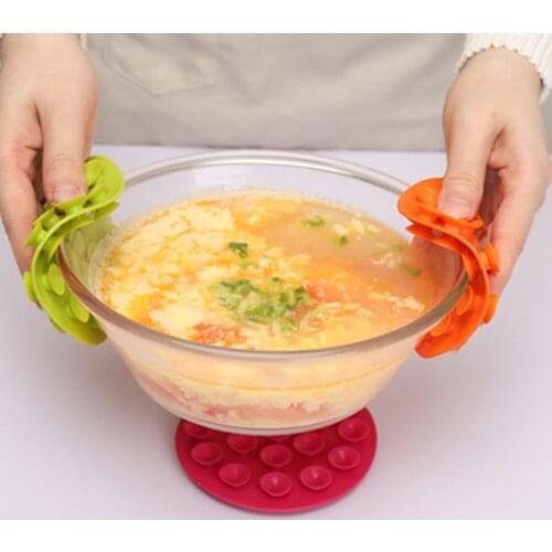 Heat Insulation Pad Double-Sided Suction Cup Mat Kitchen Tool Anti-Scald Dish Pot Mat Household Non-Slip Coasters