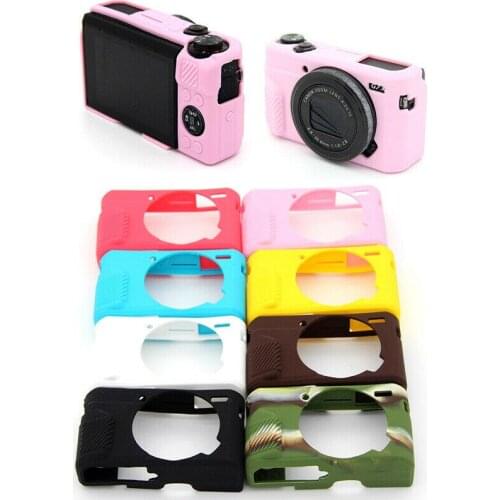 For Canon G7X3 G7X III Camera Silicone Case Ultra-Thin Lightweight Rubber Soft Silicone Case Bag Cover