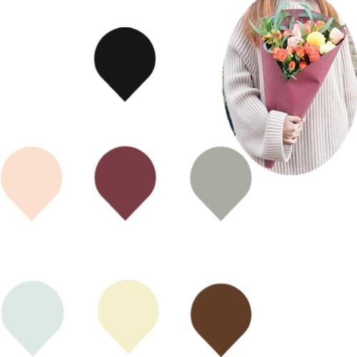 10pieces Waterproof Kraft Paper Bag Single Rose Box Mothers Day Flower Bag Packaging Box