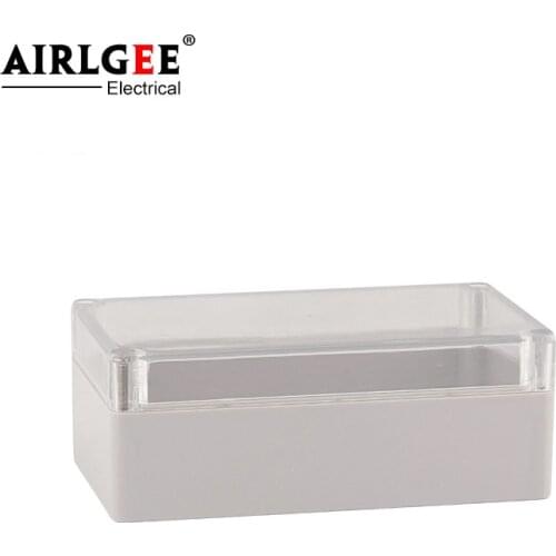 158x90x60mm high quality transparent cover electronic waterproof engineering box ABS plastic shell junction box