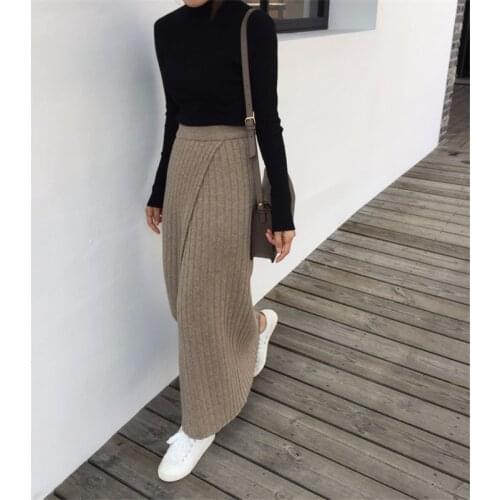 WAITSUN Knitted Pencil Skirts