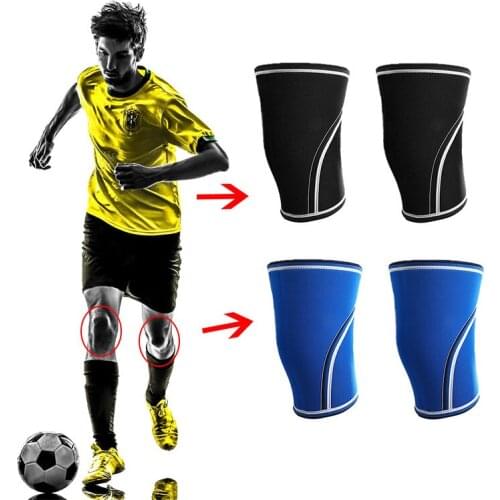 1 Pair Breathable Elastic Knee Sleeve Weight Lifting Elbow Knee Pads Compression Sports Sleeve For Men and Women