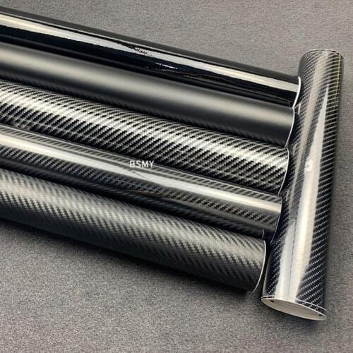 10cm x 152cm 3D Carbon Fiber Car Sticker Diy Paste Protector Strip Auto Door Sill Side Anti Scratch Tape Waterproof Trim Film