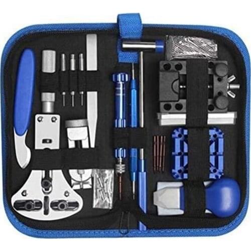 185 PCS Watch Repair Tools Watch Battery Change Replacement Watch Back Opener Repair Kit, Spring Bar Tool Box Opener Kit