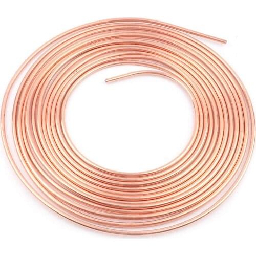 Car Brake Pipes Durable Auto Copper-Plated Iron Convenient Brake Pipe Repair Anti-rust With Nuts High Quality Replacement 2020 H