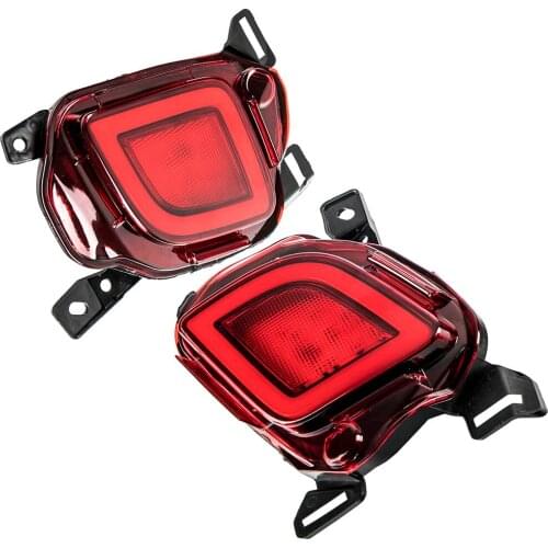 Car Bumper Light LED Rear Fog Light Tail Light For Toyota Highlander 2015-2019