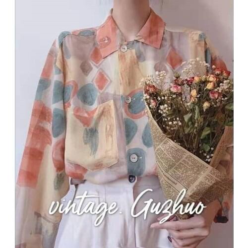 Блузки с принтом BRANDY&MANDY China At AliExpress