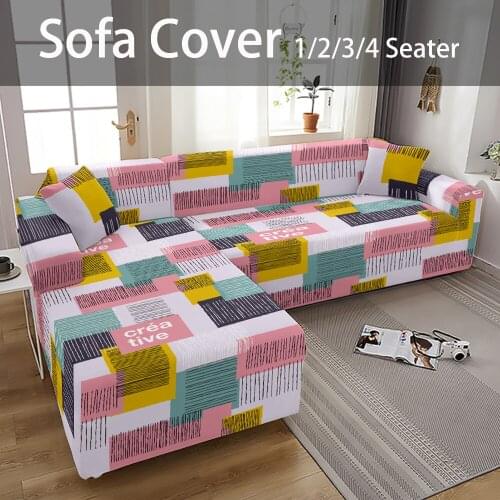 Scenery Style Sofa Cover Corner Sofa Cover Seat Covers Sky Pattern Large Sofas Plant Printing Home Sofas Covers 3 And 2 Pieces