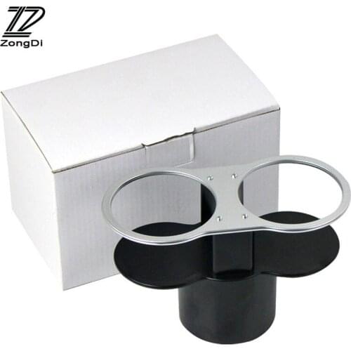ZD 1Pc Car water cup holder Double mouth for Lada Toyota Corolla c-hr Avensis RAV4 Auris Honda Civic Accord Fit CRV Accessories