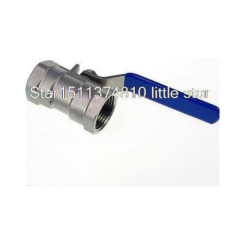 DN40 G1.5" Reducer Ports 304 Stainless Steel one-piece Ball Valve Water Oil
