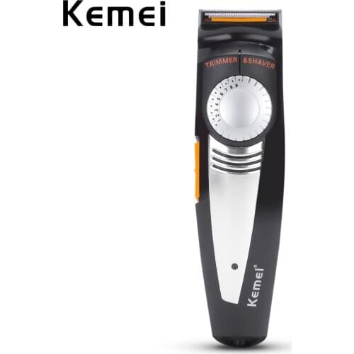 Kemei819 Multifunction Electric Shaver And Hair Clipper Knob Adjustment Hair Trimmer With 19 Length Setting 0.5-9.5mm