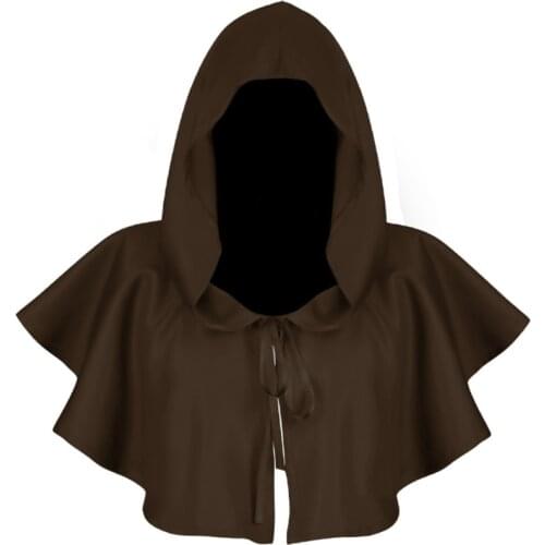 Death Capes with Pointy Stage Props Middle-Ages Wizard Capes Cosplay Must-Have for Cosers Unisex